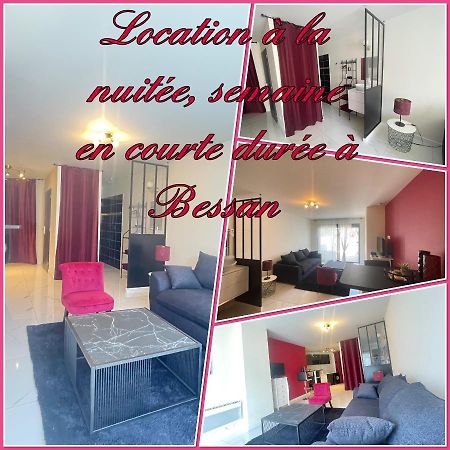 Studio Barok Proche Autoroute, Plages Et Attractions, Wifi - Tv, Calme Bessan ภายนอก รูปภาพ