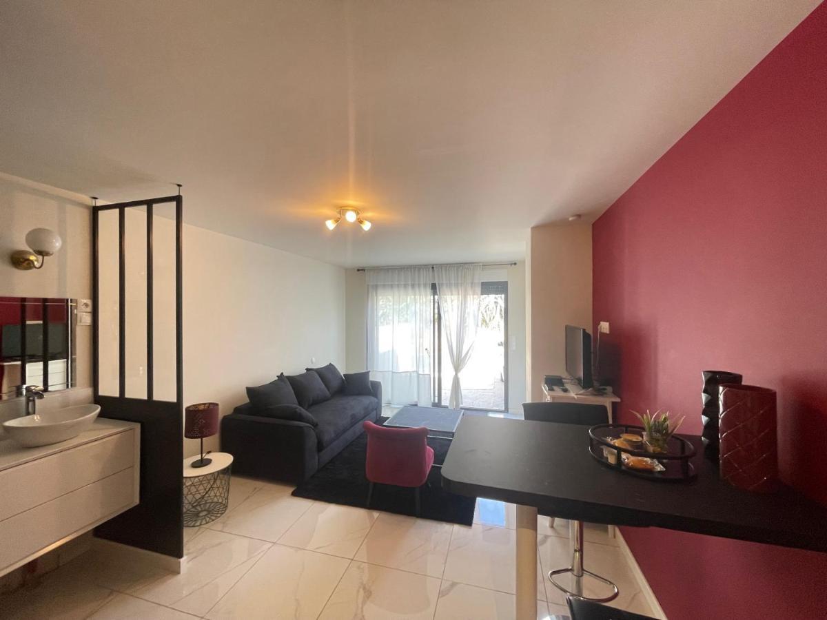 Studio Barok Proche Autoroute, Plages Et Attractions, Wifi - Tv, Calme Bessan ภายนอก รูปภาพ